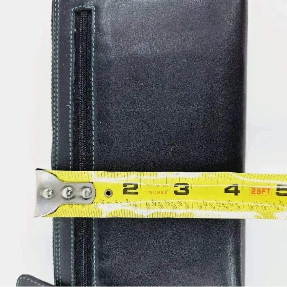Visconti Black Leather Wallet - Picture 6 of 7